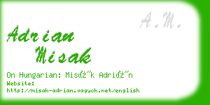 adrian misak business card